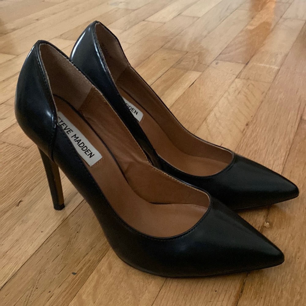 Steve Madden Black Stilettos Heels Size 8 Never Worn